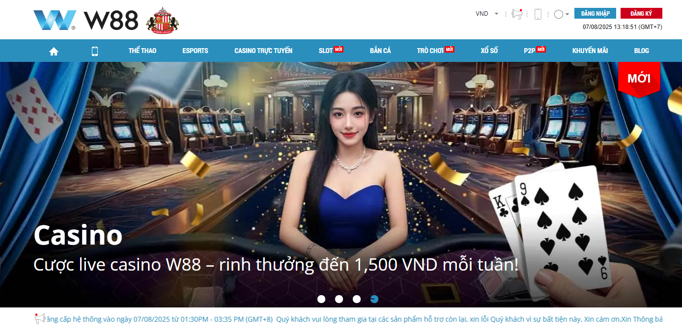 w88 online live casino