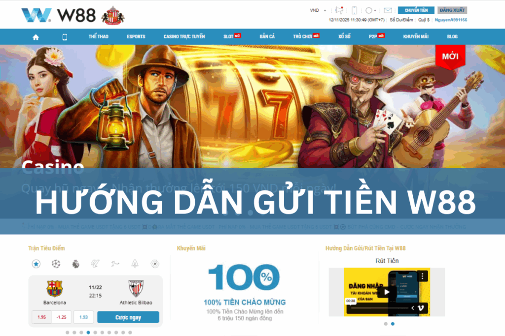 Gửi Tiền W88